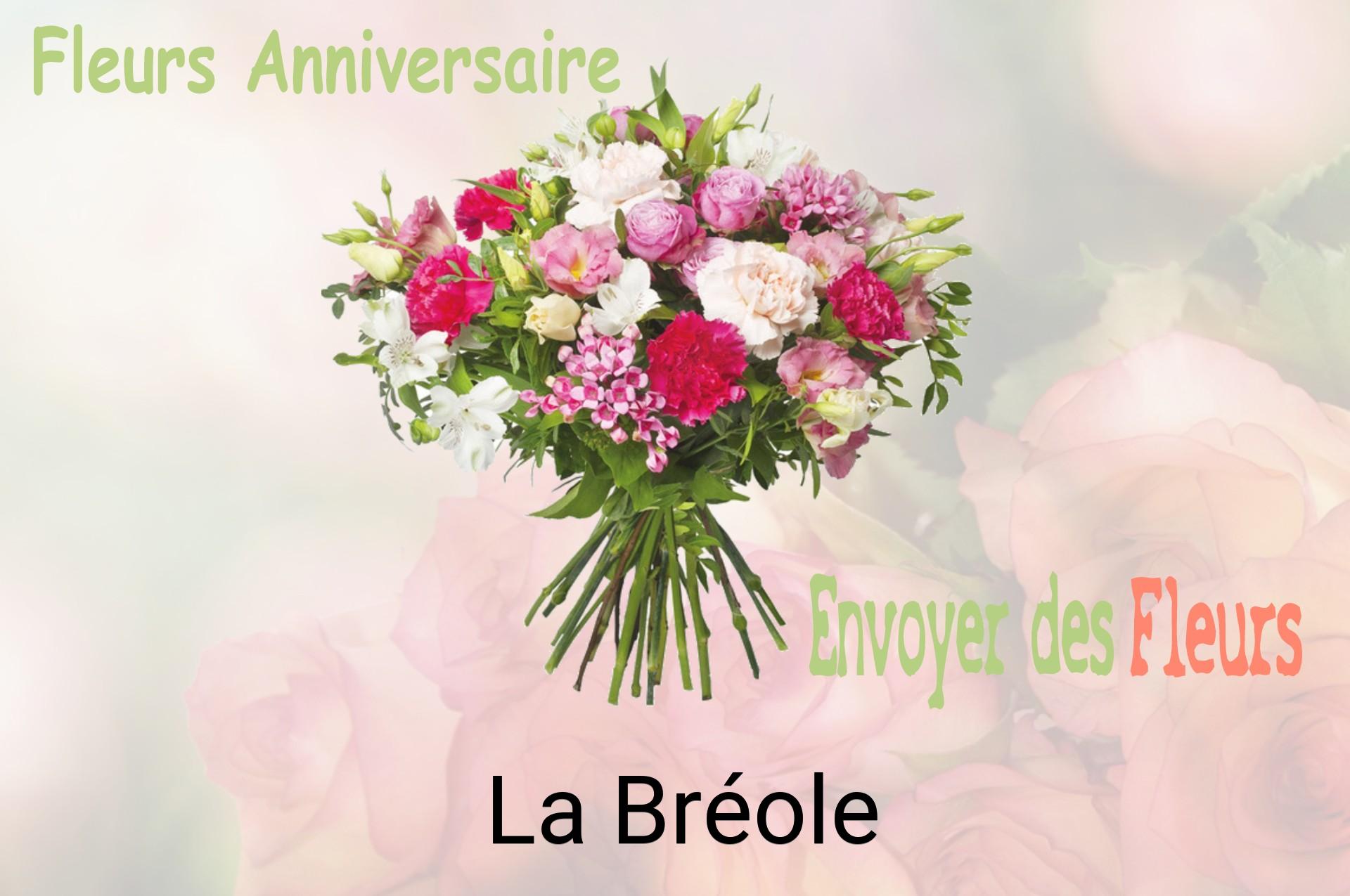 Bouquet de fleurs d’anniversaire livré à La Bréole
